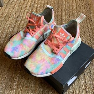 adidas NMD R1 tie dye Easter limited edition women’s size 8 1/2 shoes HTF